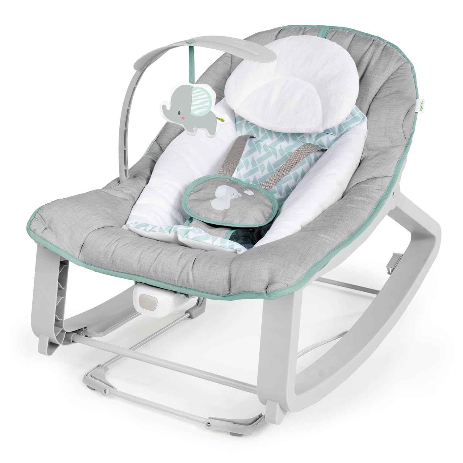Ingenuity Keep Cozy 3-in-1 Grow with Me Vibrating Baby Bouncer, Seat & Infant to Toddler Rocker, Vibrations & -Toy Bar