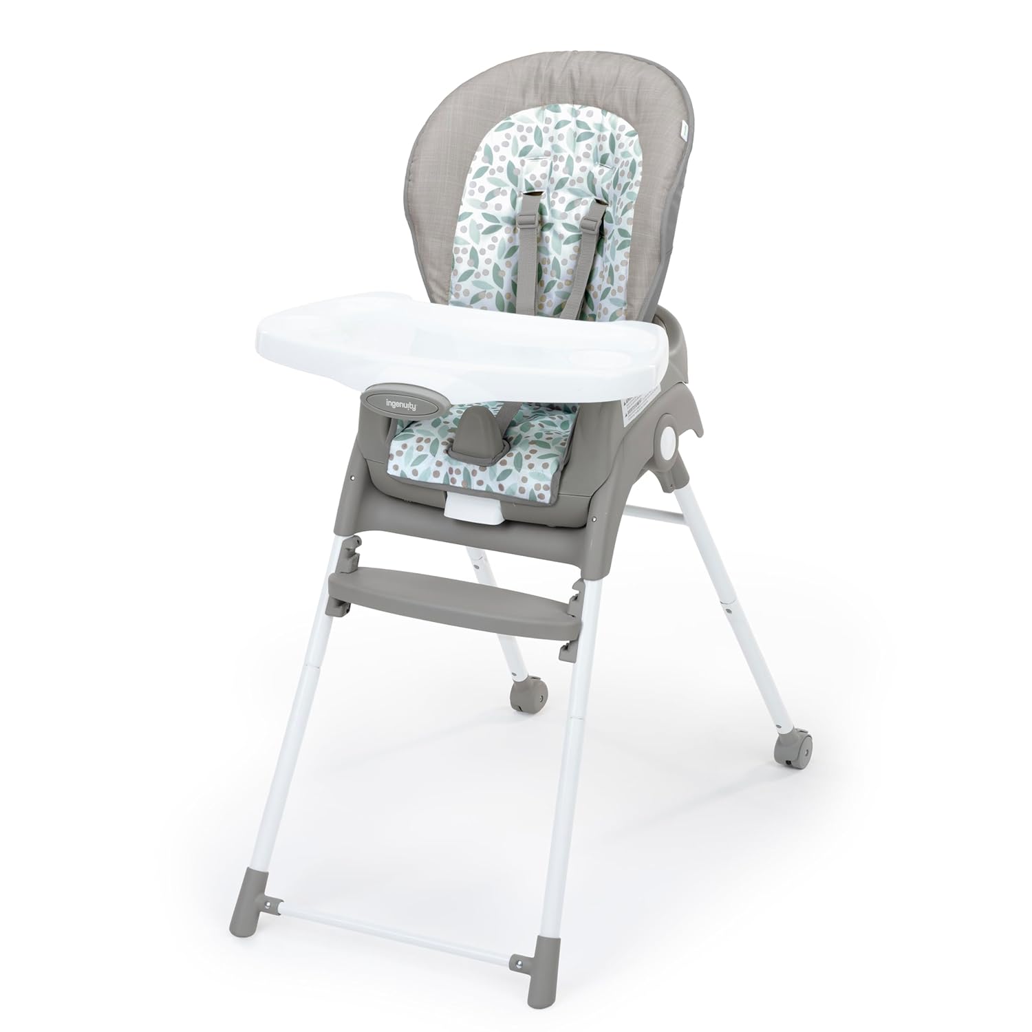Ingenuity Trio Foldaway 6-in-1 Baby High Chair, 6 Ways to Use, Toddler Chair, Foldable Legs
